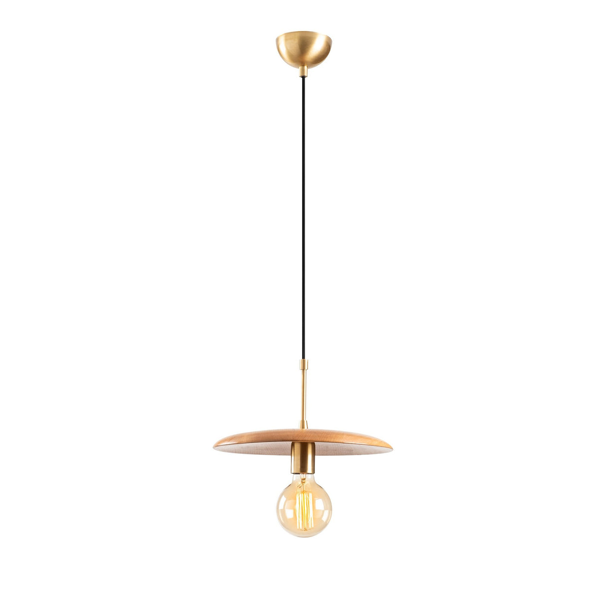 Lustră Torni - MR - 859, Negru - Lemn, Ø29x116 cm