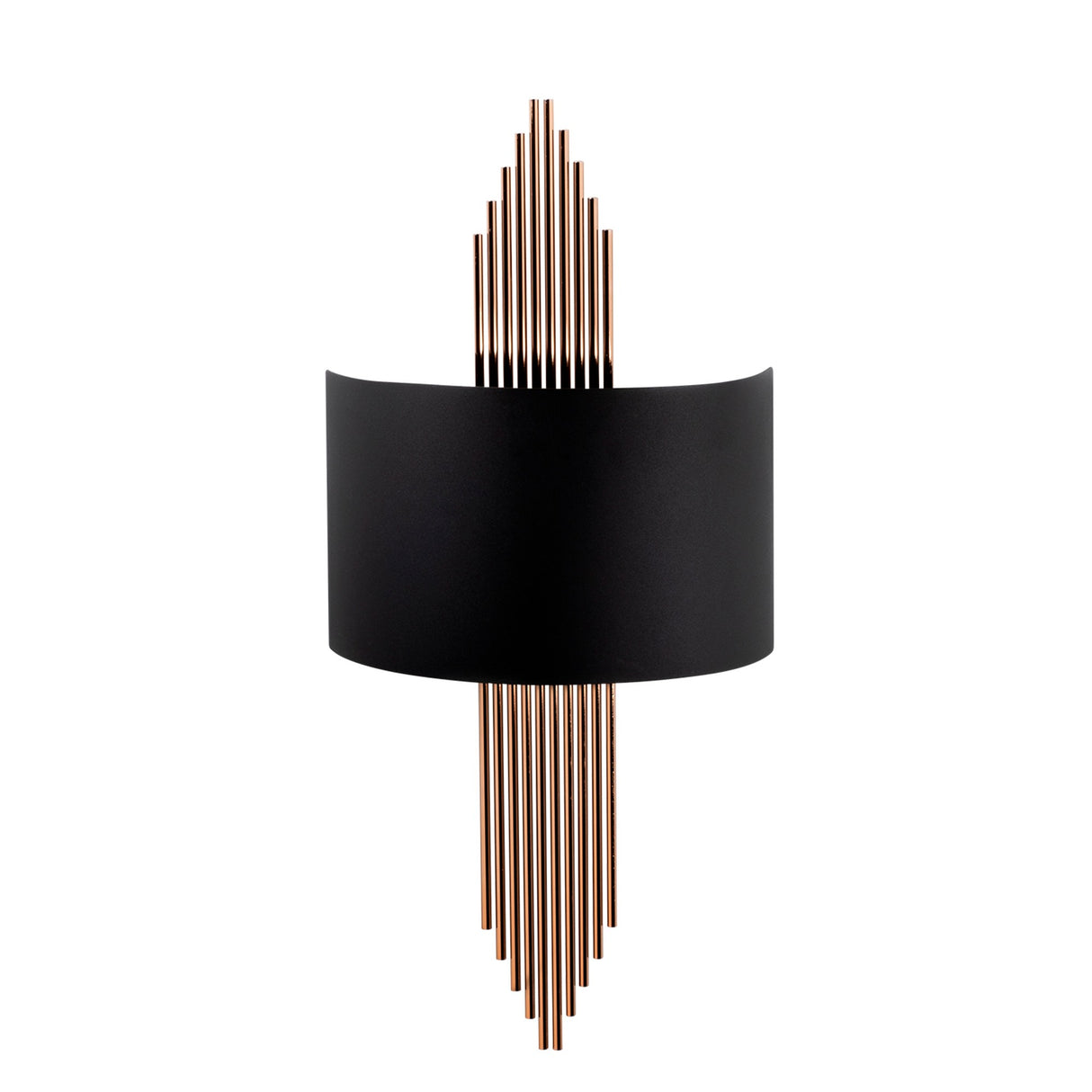 Aplică de perete 617 - A, Negru - Copper, 35x10x22 cm