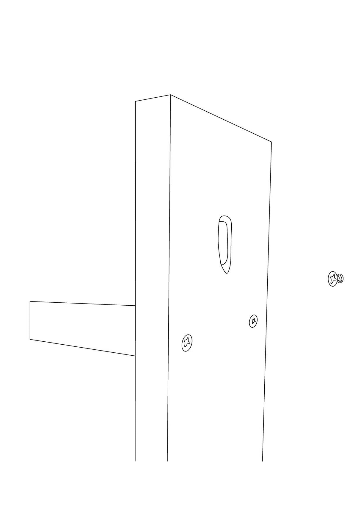 Aplică de perete 618 - A, Negru - Argintiu, 35x10x22 cm