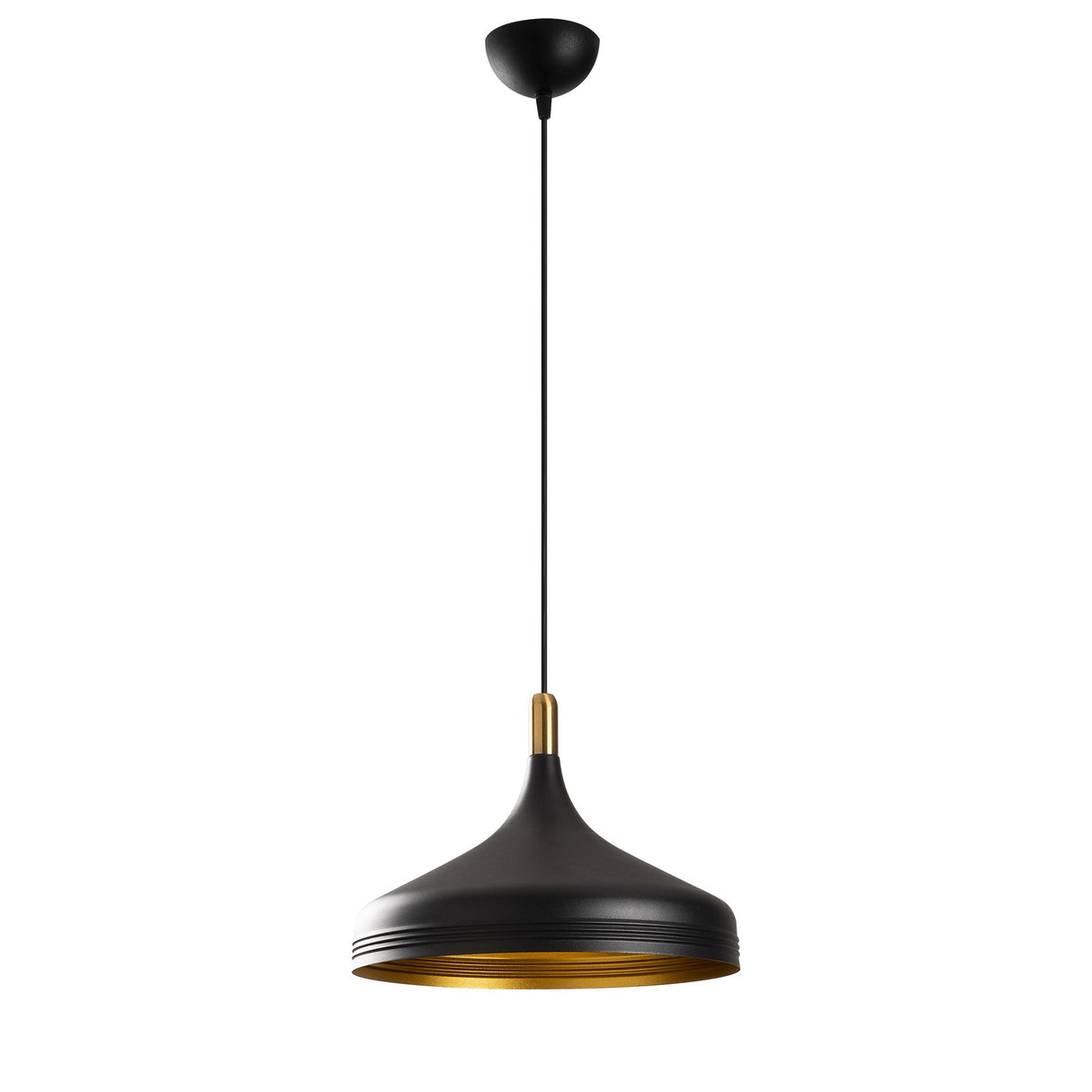 Lustră Sağlam - 3721, Negru - Auriu - Antique, Ø36x124 cm
