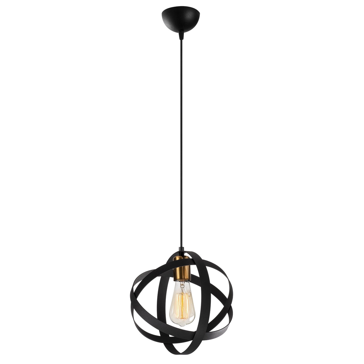 Lustră Gezegen - 6101, Negru - Antique, Ø25x121 cm