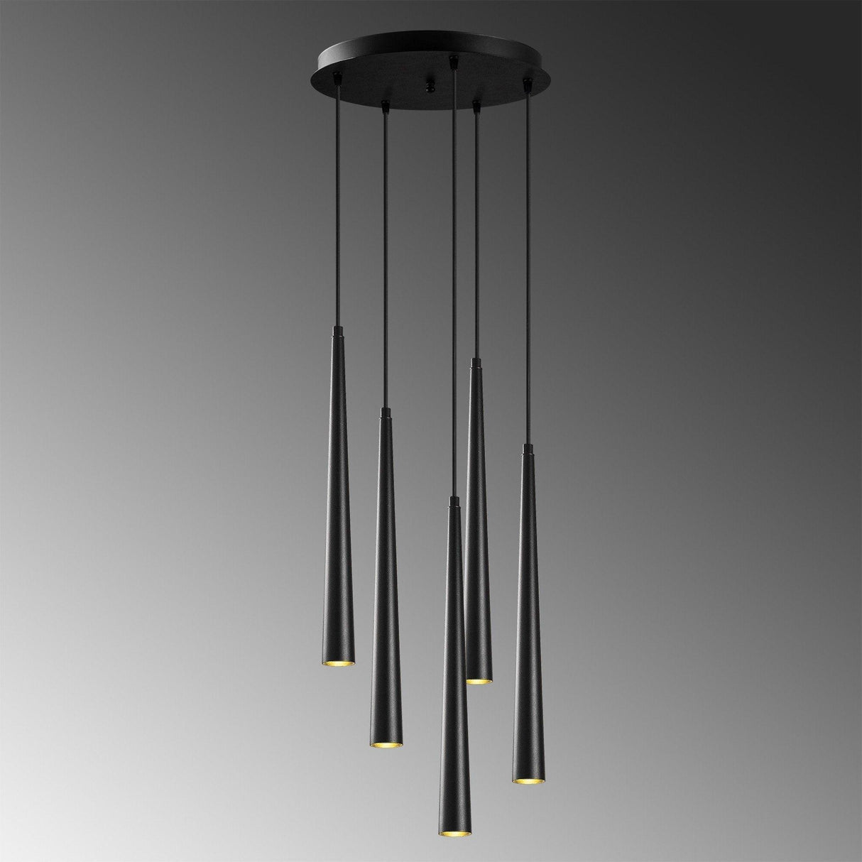 Lustra Lampium, Negru