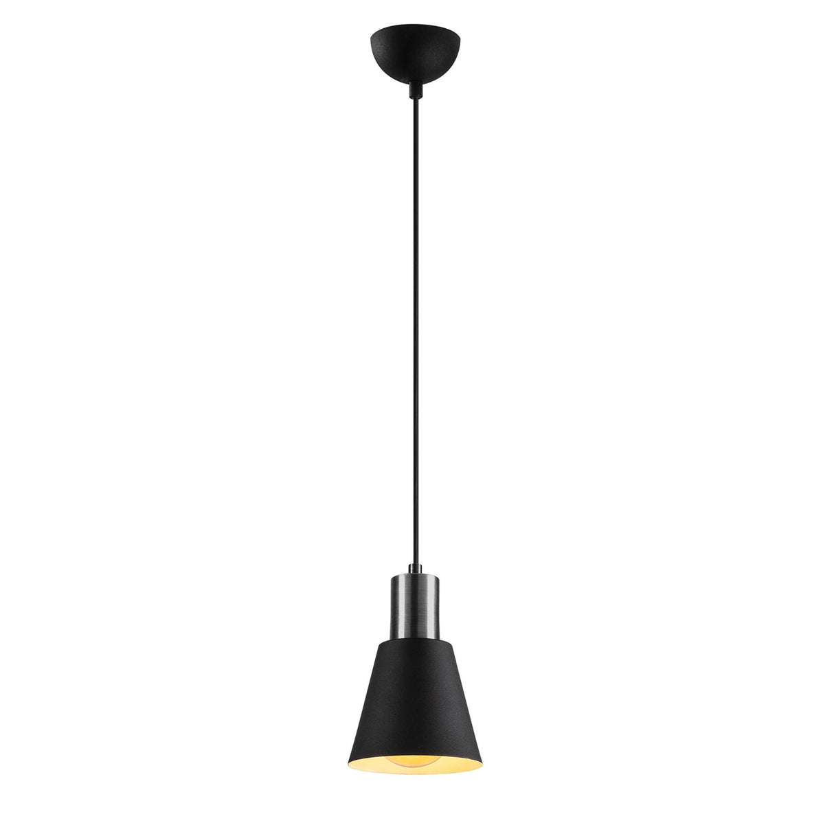 Lustră Kem - 6362, Negru - Nickel, Ø14x114 cm