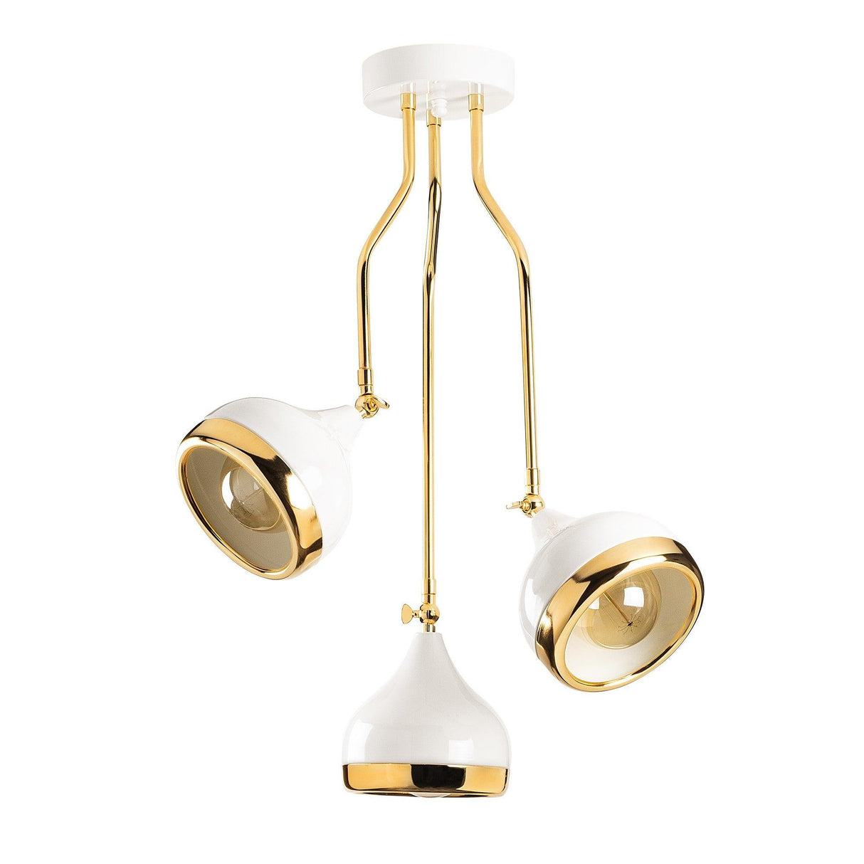 Lustra Glampx cu 3, Alb