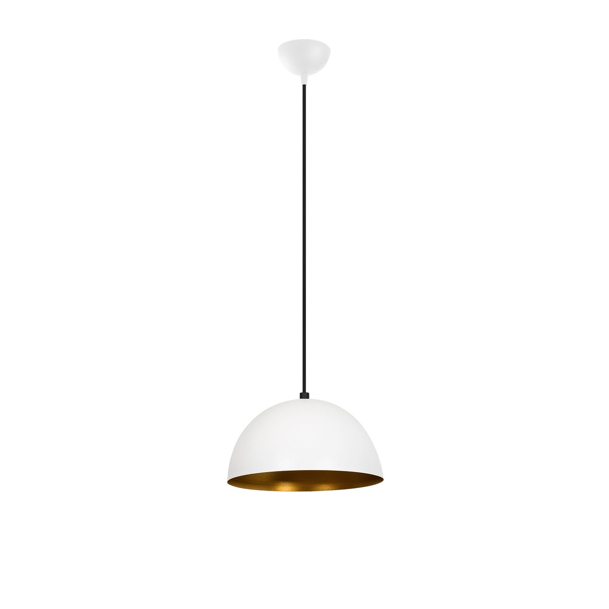 Lustră Sivani - MR - 717, Alb - Auriu, Ø30x111 cm