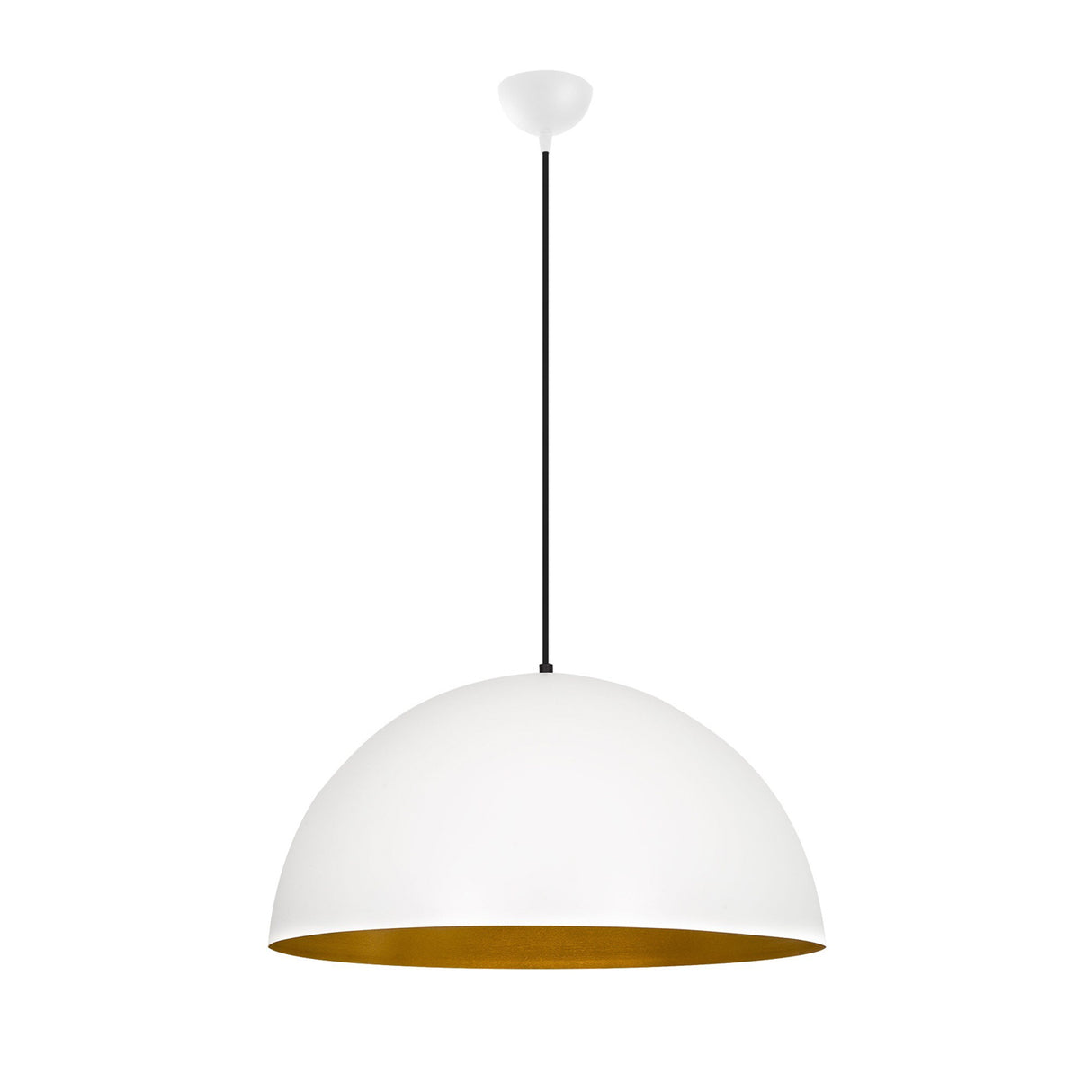 Lustră Sivani - MR - 720, Alb - Auriu, Ø60x126 cm