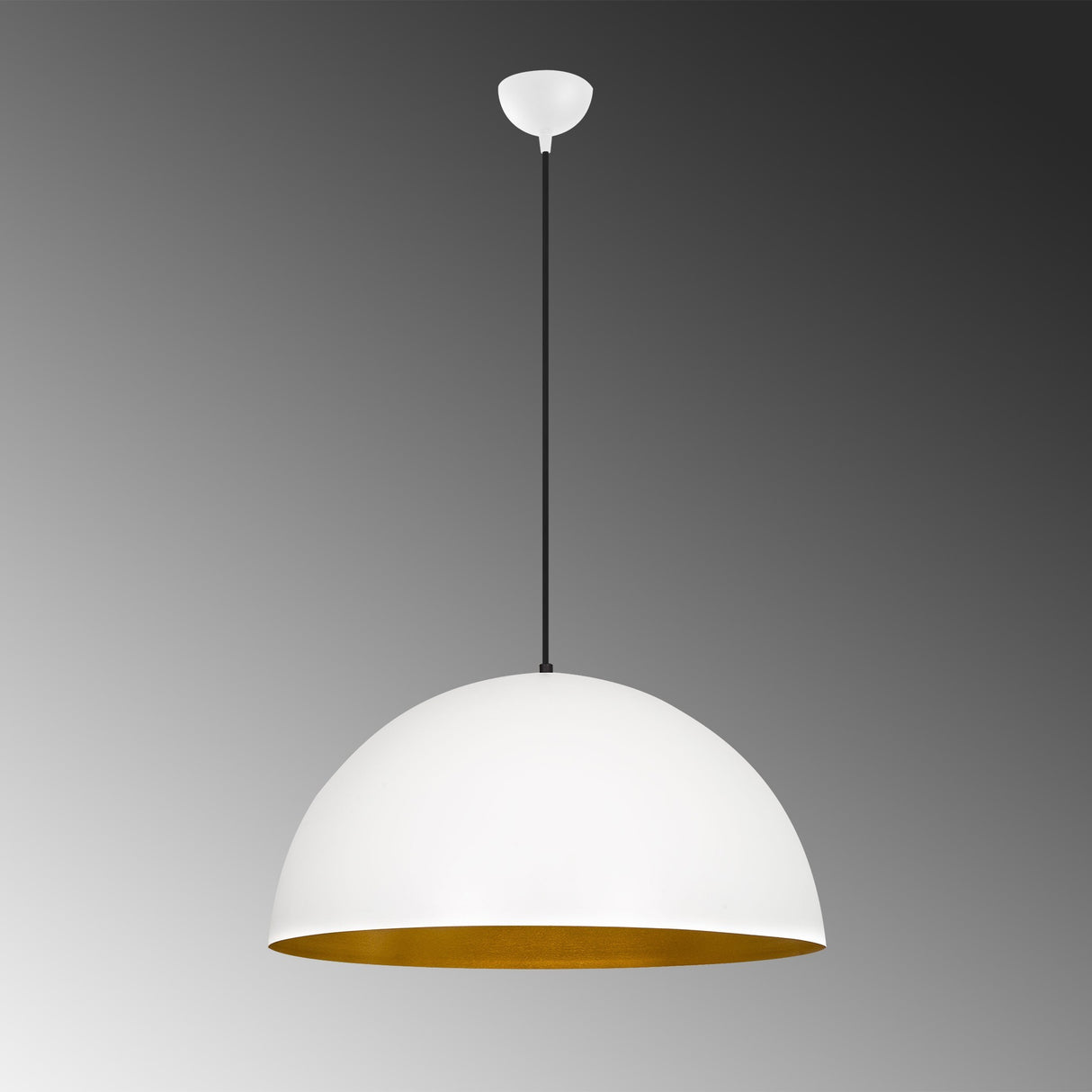 Lustră Sivani - MR - 720, Alb - Auriu, Ø60x126 cm