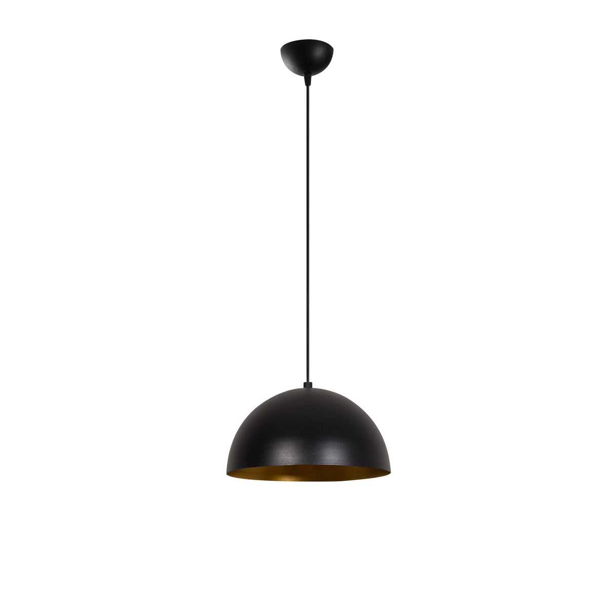 Lustră Sivani - MR - 721, Negru - Auriu, Ø30x111 cm