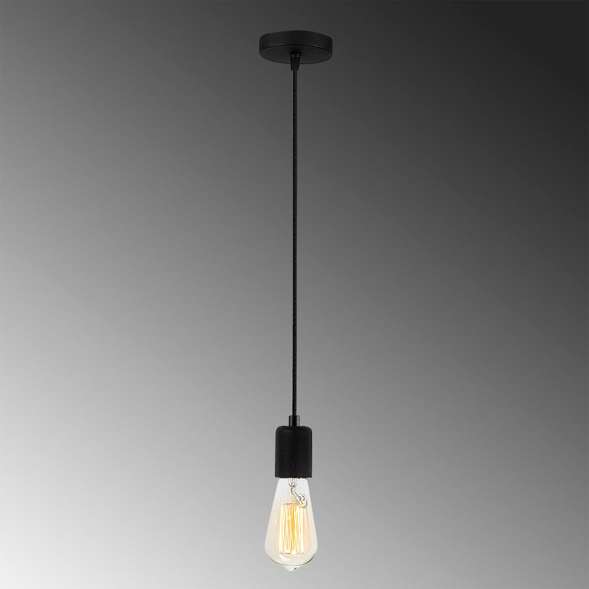 Lustră Kabluni - MR - 926, Negru, Ø6x102 cm