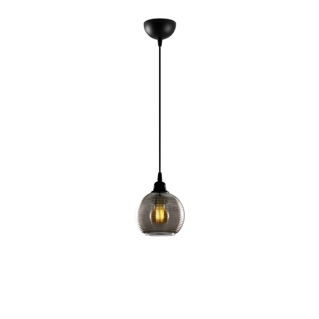 Lustră Smoked - 030, Fumuriu, Ø15x114 cm