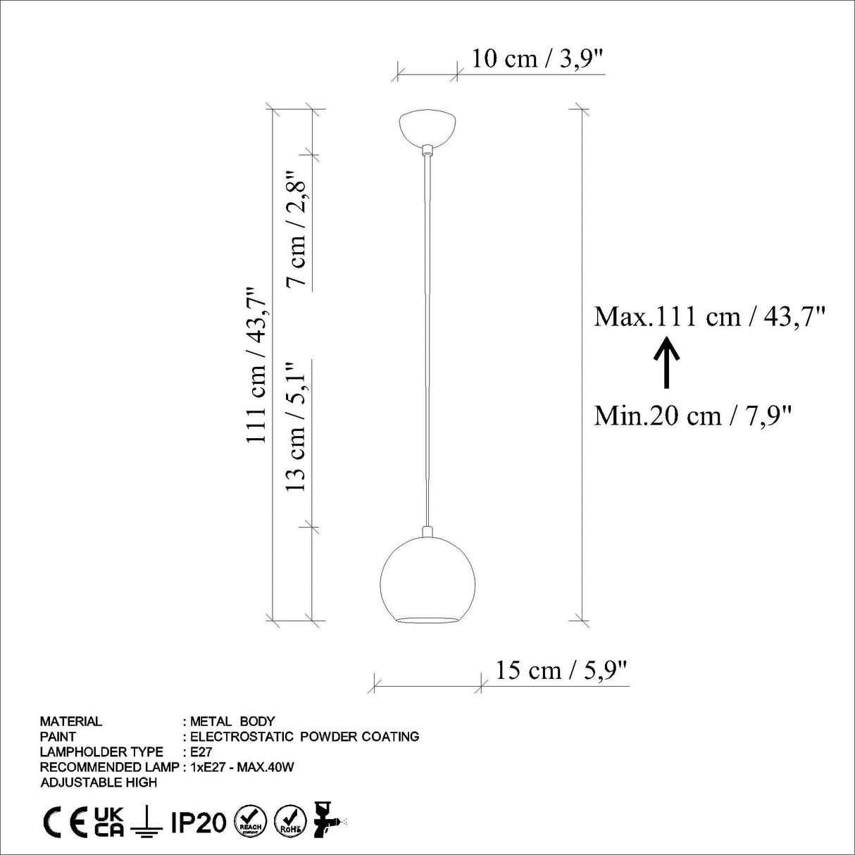 Lustră Top, Diverse culori - Albastru deschis | SKU: 892OPV2005 | Lustră Top, varianta Albastru deschis, produs pentru amenajarea locuinței, disponibil online în România la CasaMob