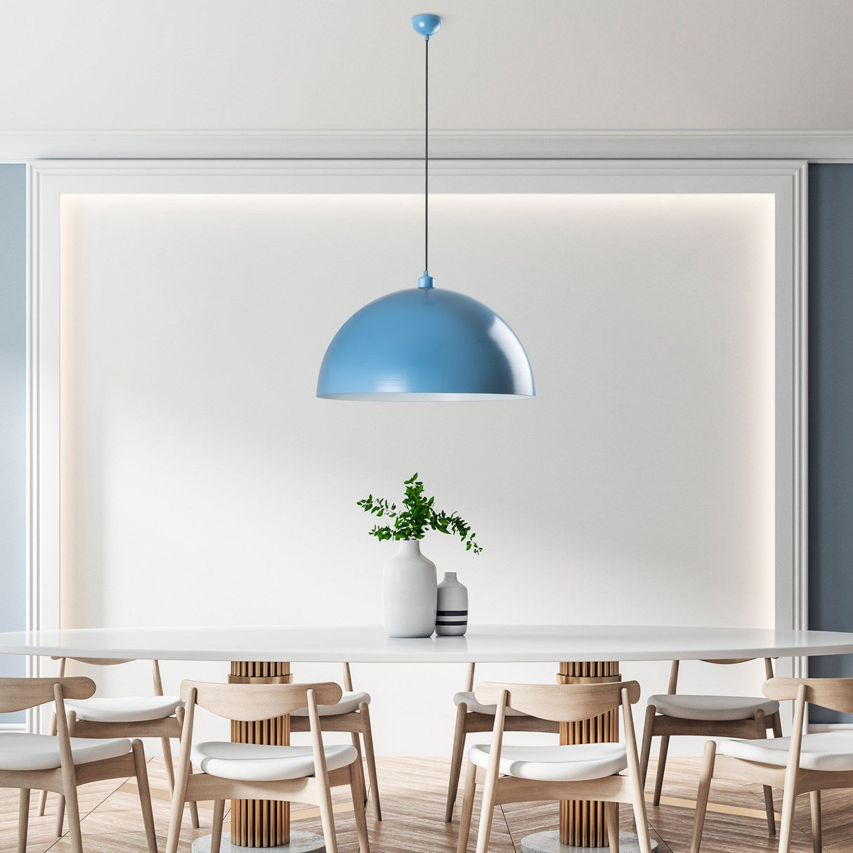 Lustră Kure 236, Diverse culori - Albastru deschis | SKU: 892OPV2031 | Lustră Kure 236, varianta Albastru deschis, produs pentru amenajarea locuinței, disponibil online în România la CasaMob