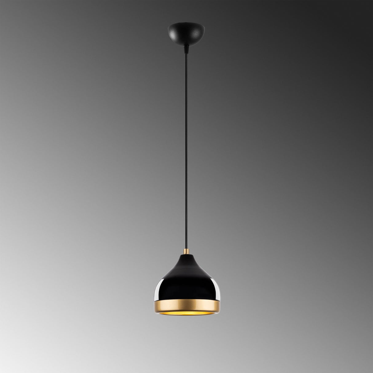 Lustră Yildo - M-6869, Negru, 17x17x112 cm