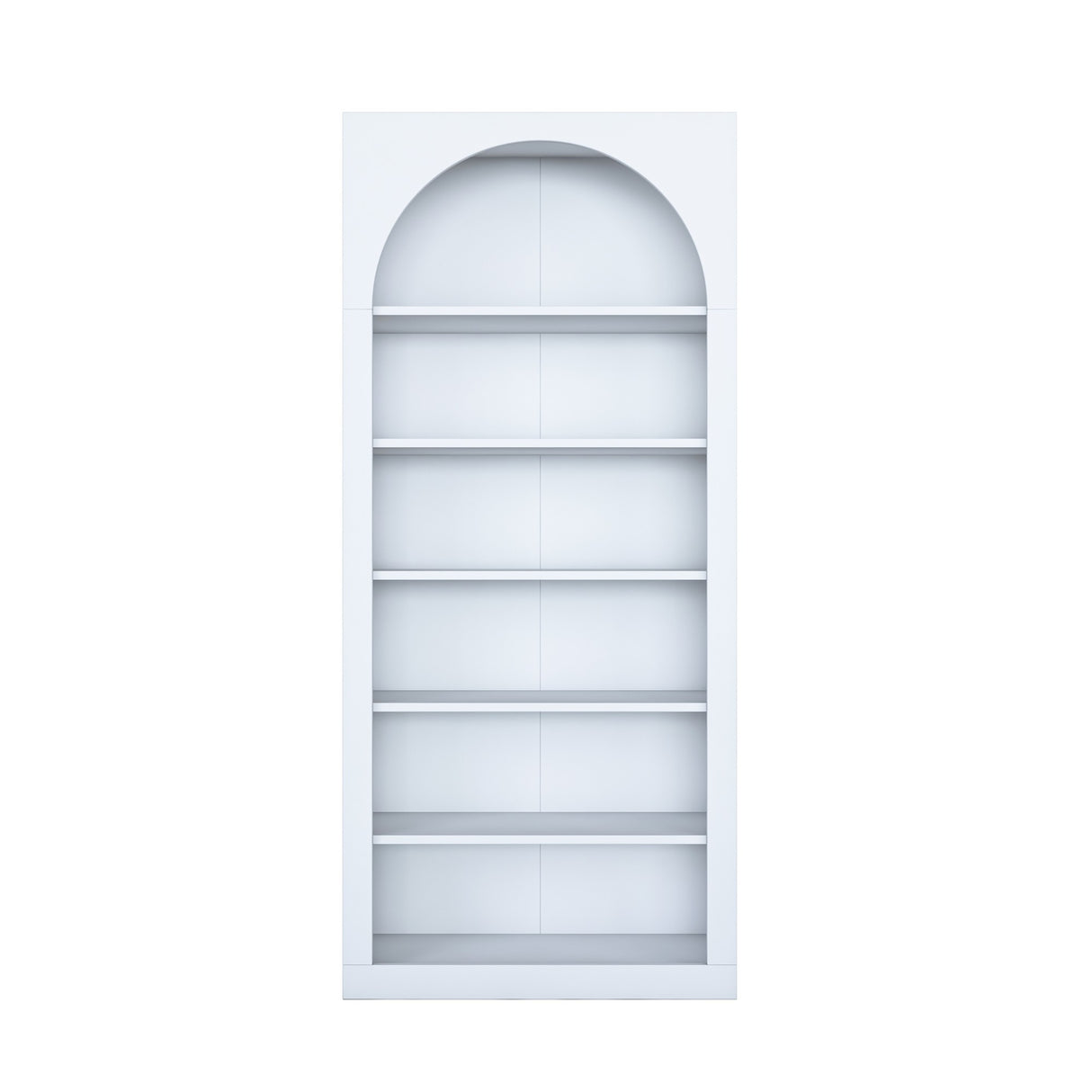 Bibliotecă HC116 - 3142, Alb, 80x32x180 cm