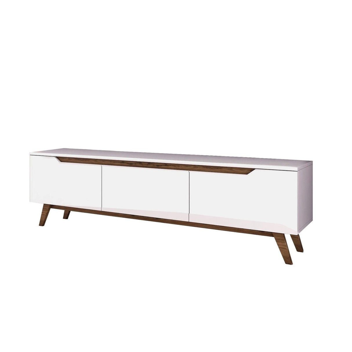 Comoda TV Selim, Alb, 180x49x35 cm