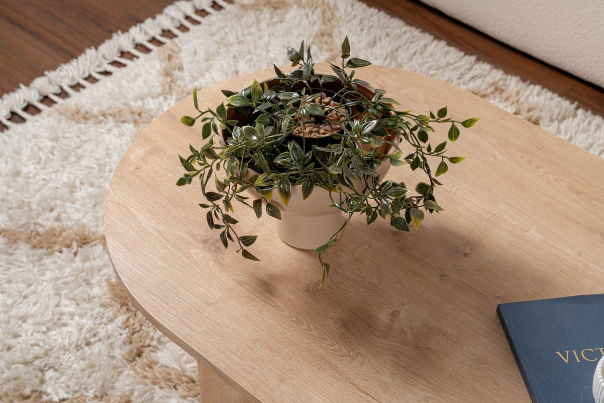 Măsuță de cafea Sable, Diverse culori, 119x60x40 cm - Stejar safir | SKU: 909NRD1104 | Măsuță de cafea Sable, 119x60x40 cm, varianta Stejar safir, produs pentru amenajarea locuinței, disponibil online în România la CasaMob