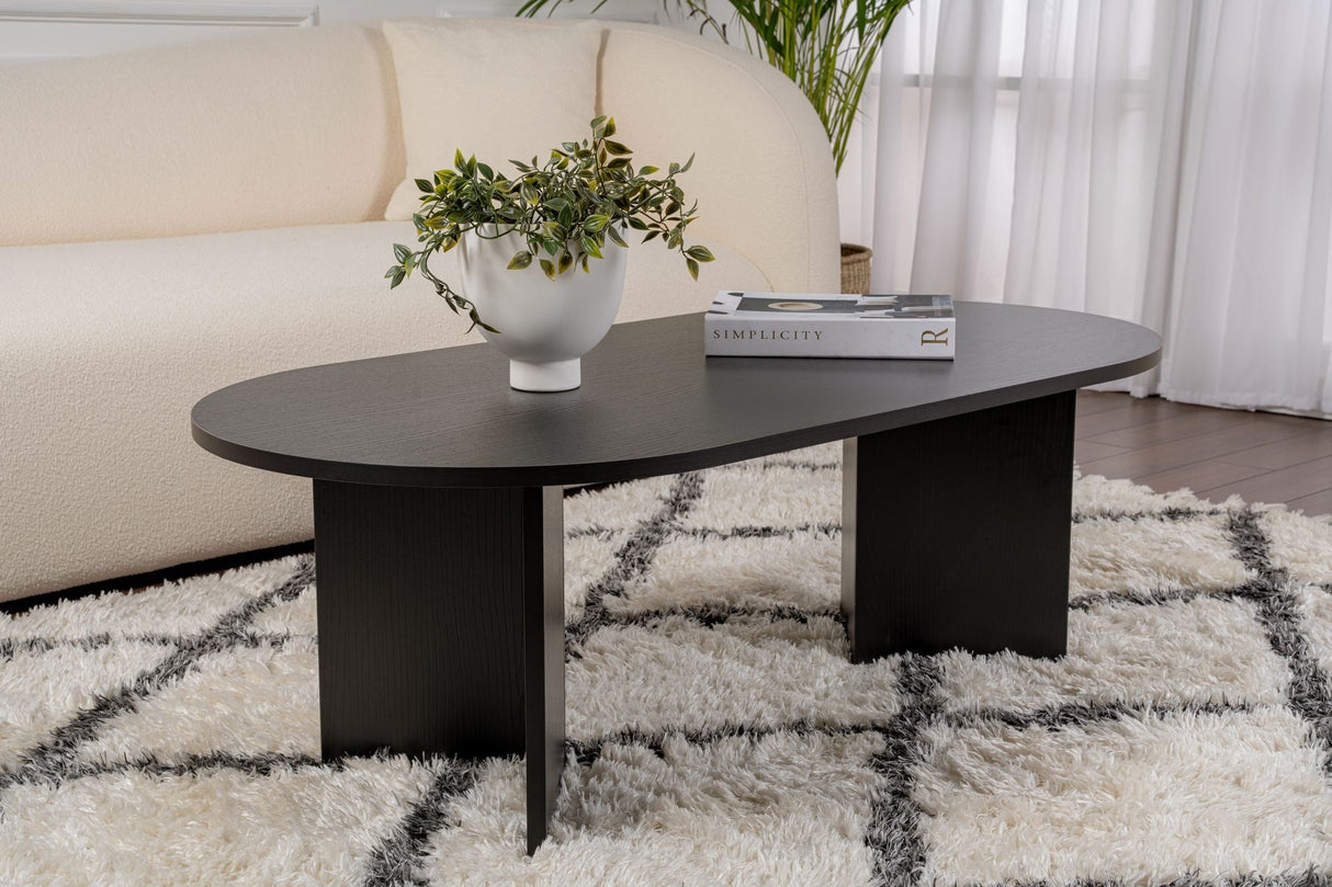 Măsuță de cafea Sable, Diverse culori, 119x60x40 cm - Wood black | SKU: 909NRD1105 | Măsuță de cafea Sable, 119x60x40 cm, varianta Wood black, produs pentru amenajarea locuinței, disponibil online în România la CasaMob