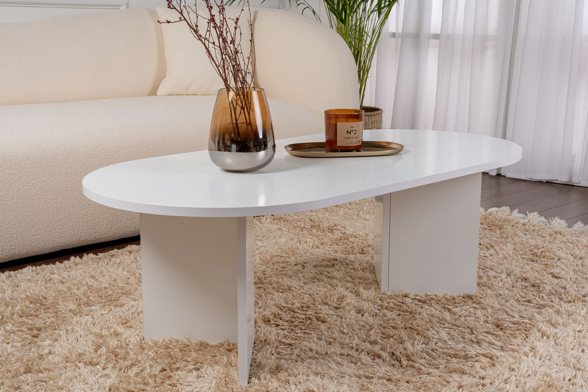 Măsuță de cafea Sable, Diverse culori, 119x60x40 cm - Alb | SKU: 909NRD1108 | Măsuță de cafea Sable, 119x60x40 cm, varianta Alb, produs pentru amenajarea locuinței, disponibil online în România la CasaMob