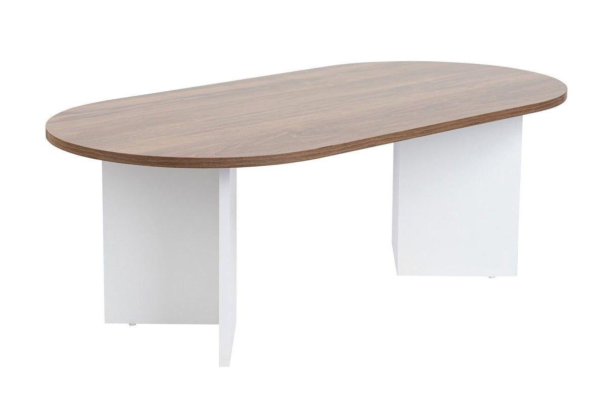 Măsuță de cafea Sable, Diverse culori, 119x60x40 cm - Venezia walnut - Alb | SKU: 909NRD1111 | Măsuță de cafea Sable, 119x60x40 cm, varianta Venezia walnut - Alb, produs pentru amenajarea locuinței, disponibil online în România la CasaMob