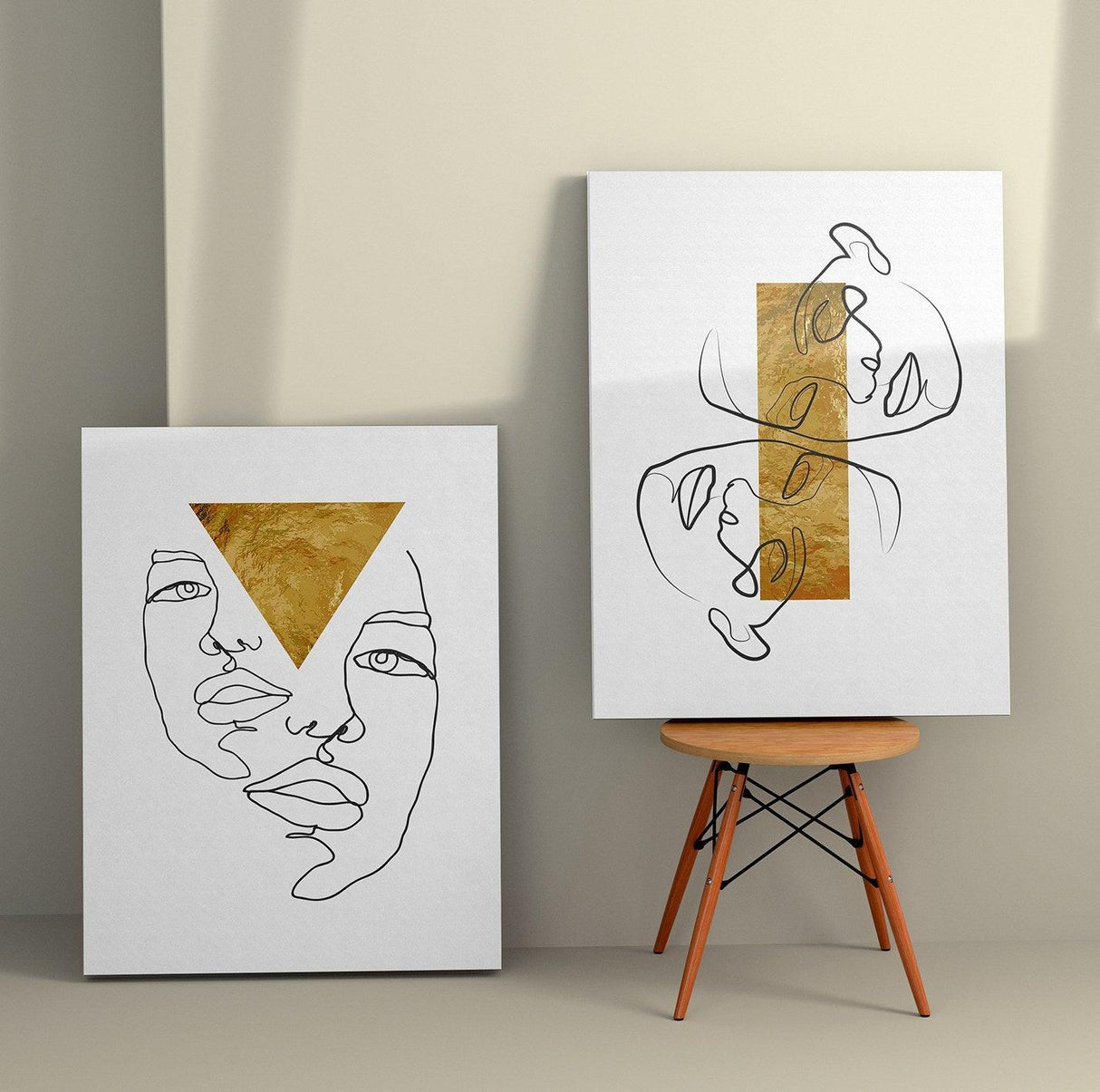 Tablou Canvas (2 bucăți) Antonio 2, Multicolor, 110x70 cm
