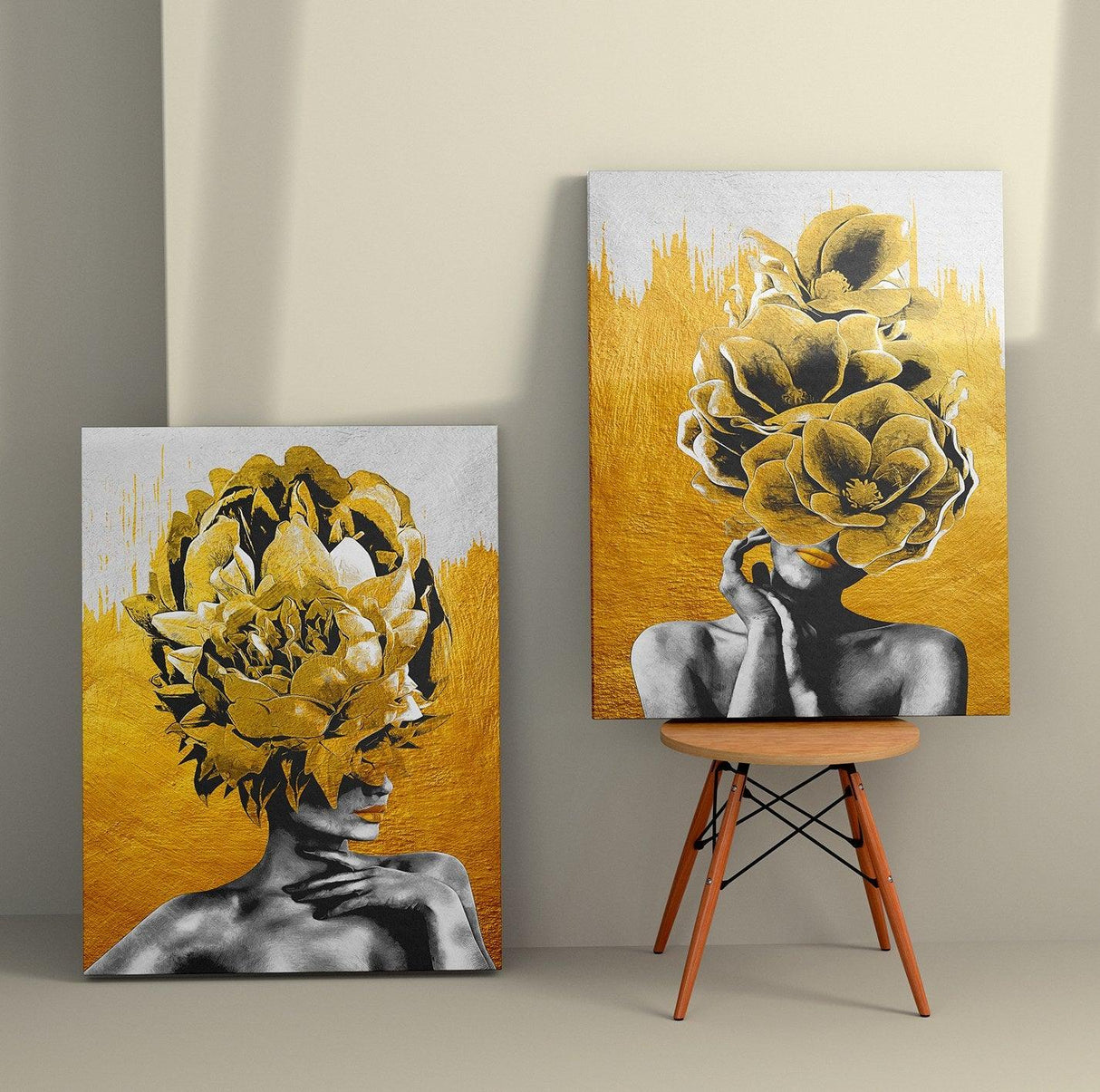 Tablou Canvas (2 bucăți) 2KNV4292, Multicolor, 150x100 cm