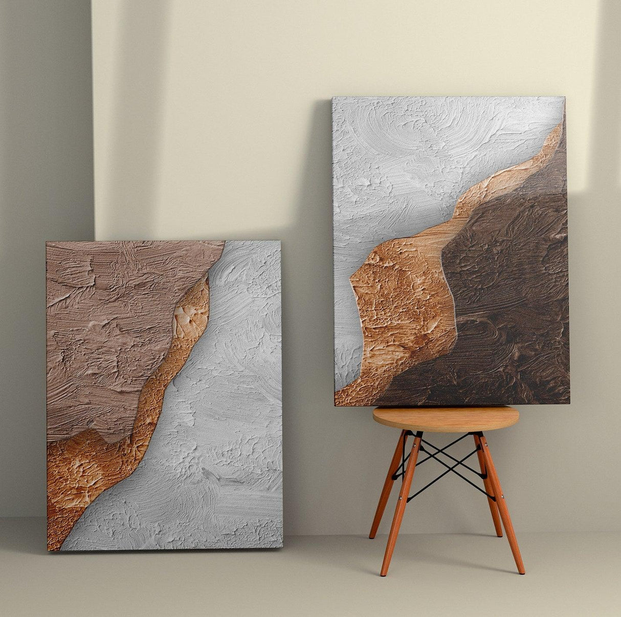 Tablou Canvas (2 bucăți) 2KNV4301, Multicolor, 110x70 cm