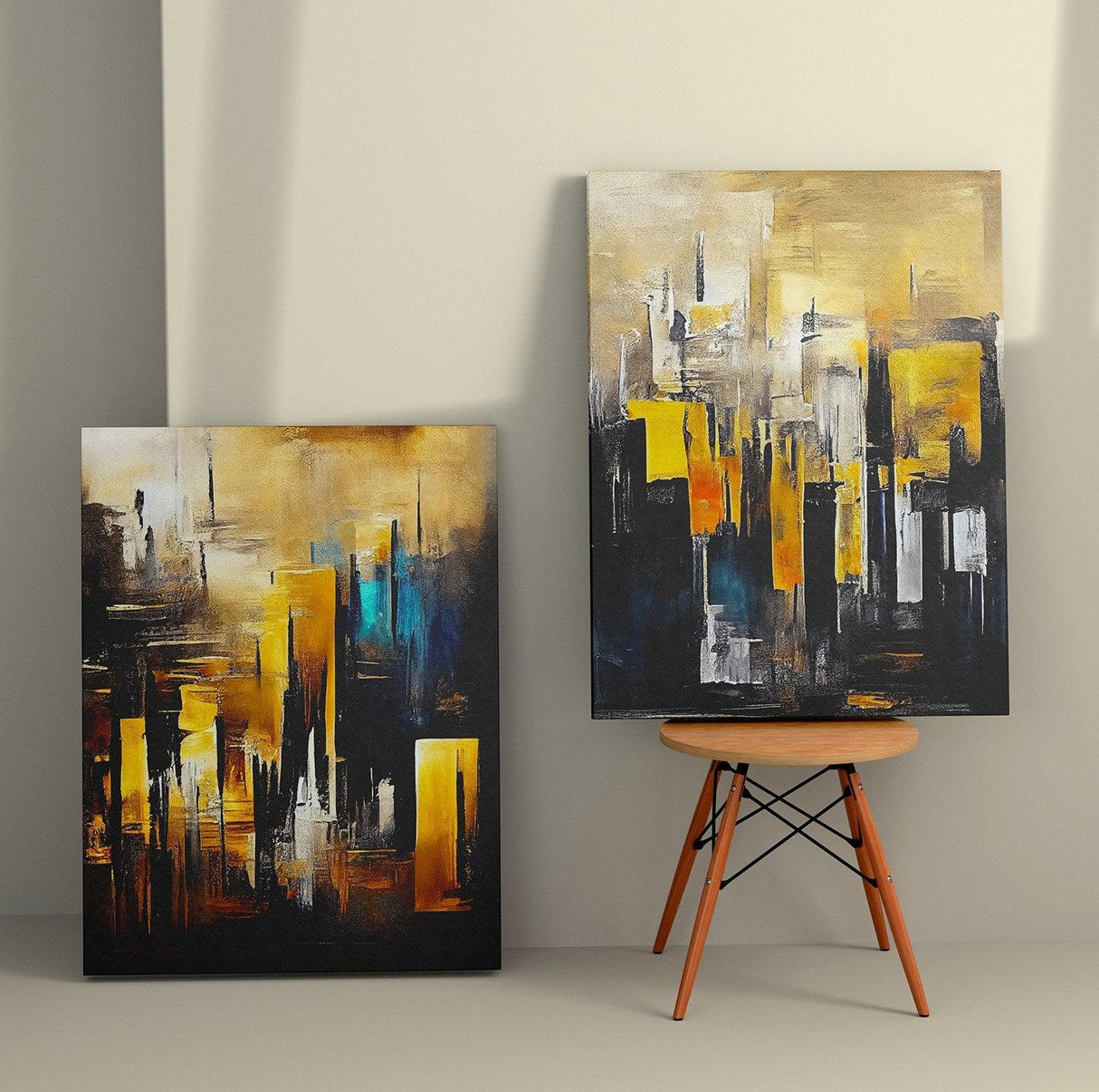 Tablou Canvas (2 bucăți) Minimal 10, Multicolor, 150x100 cm
