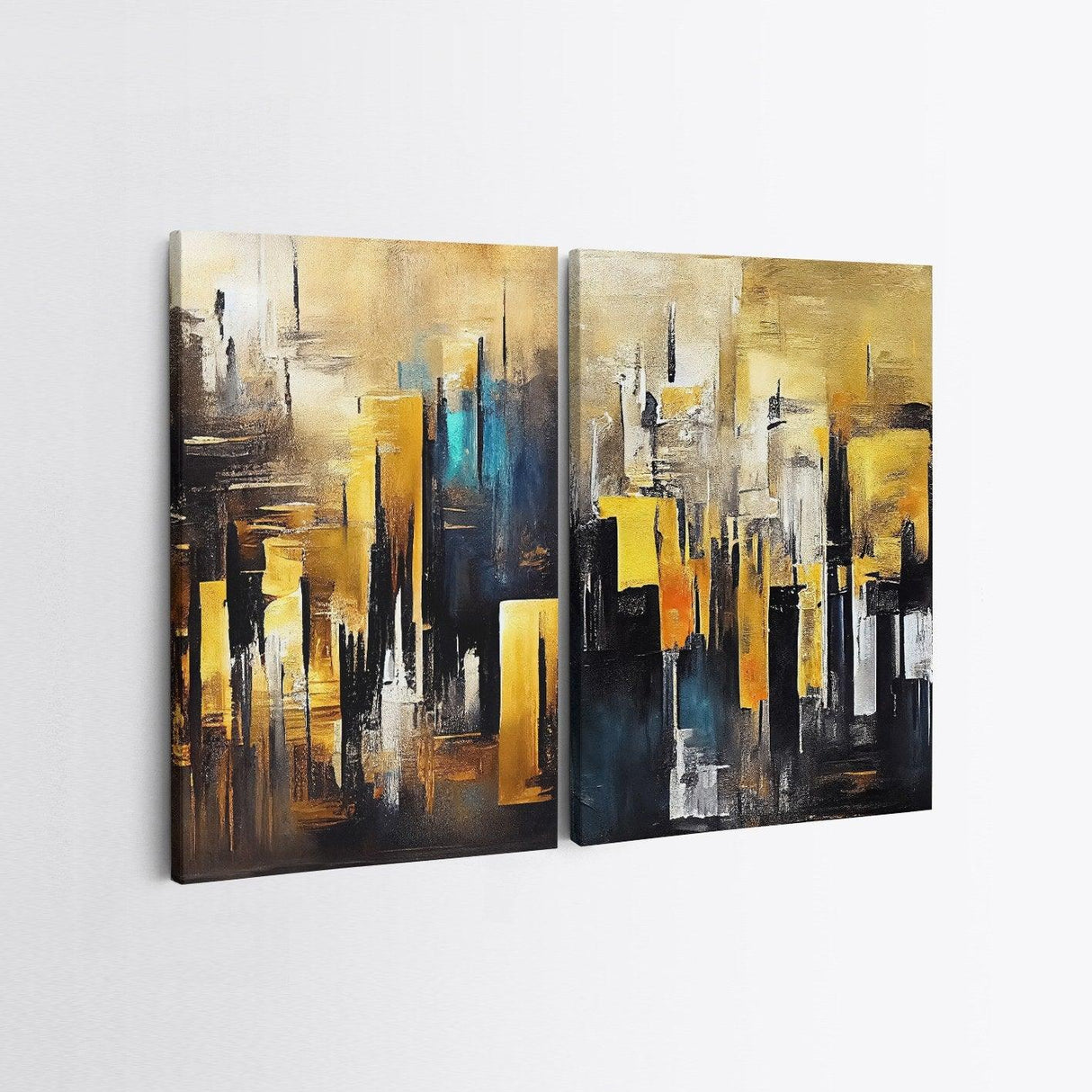 Tablou Canvas (2 bucăți) Minimal 10, Multicolor, 150x100 cm