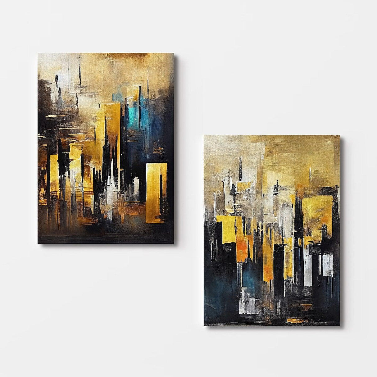 Tablou Canvas (2 bucăți) Minimal 10, Multicolor, 150x100 cm