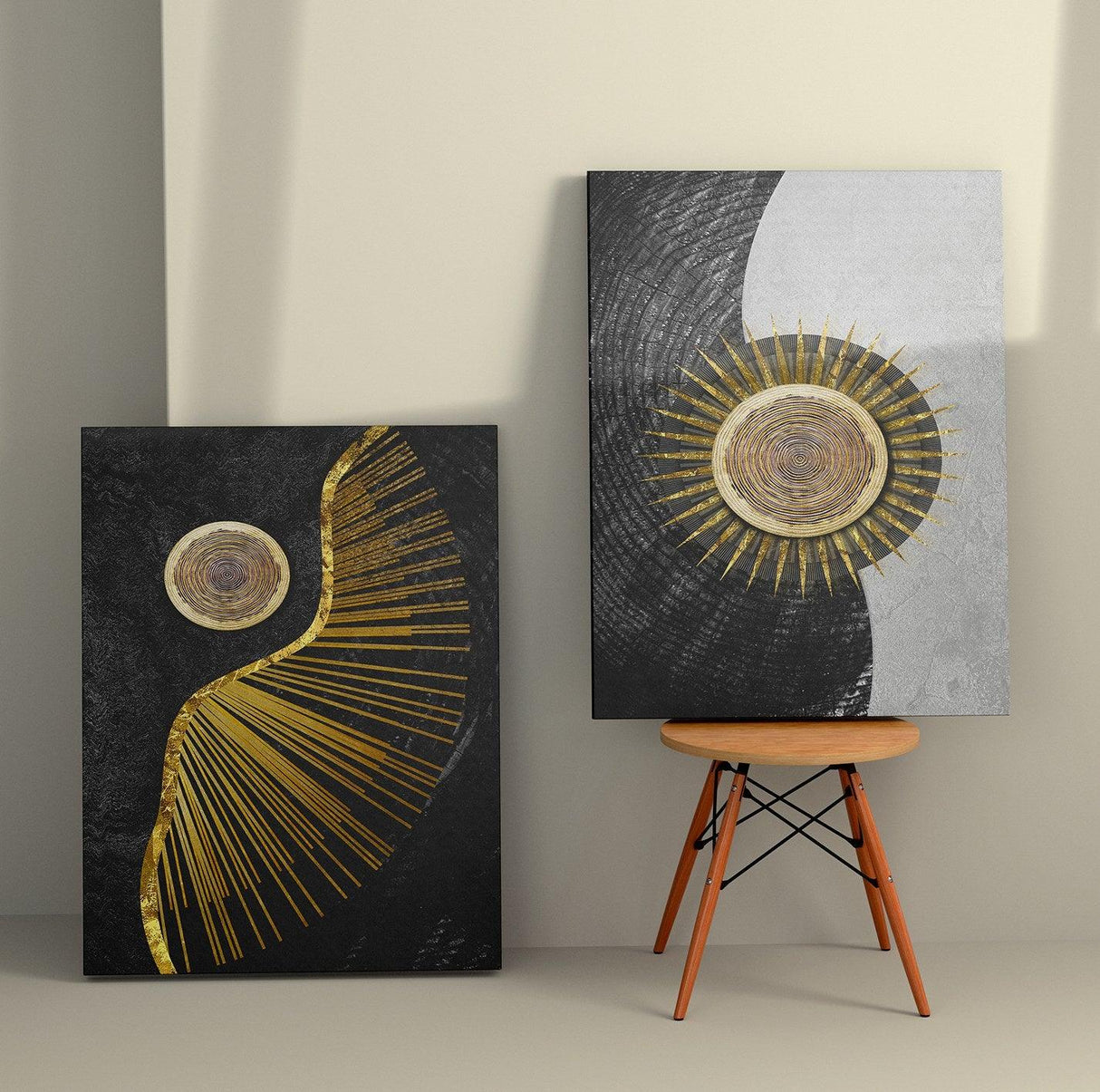 Tablou Canvas (2 bucăți) 2KNV4313, Multicolor, 110x70 cm