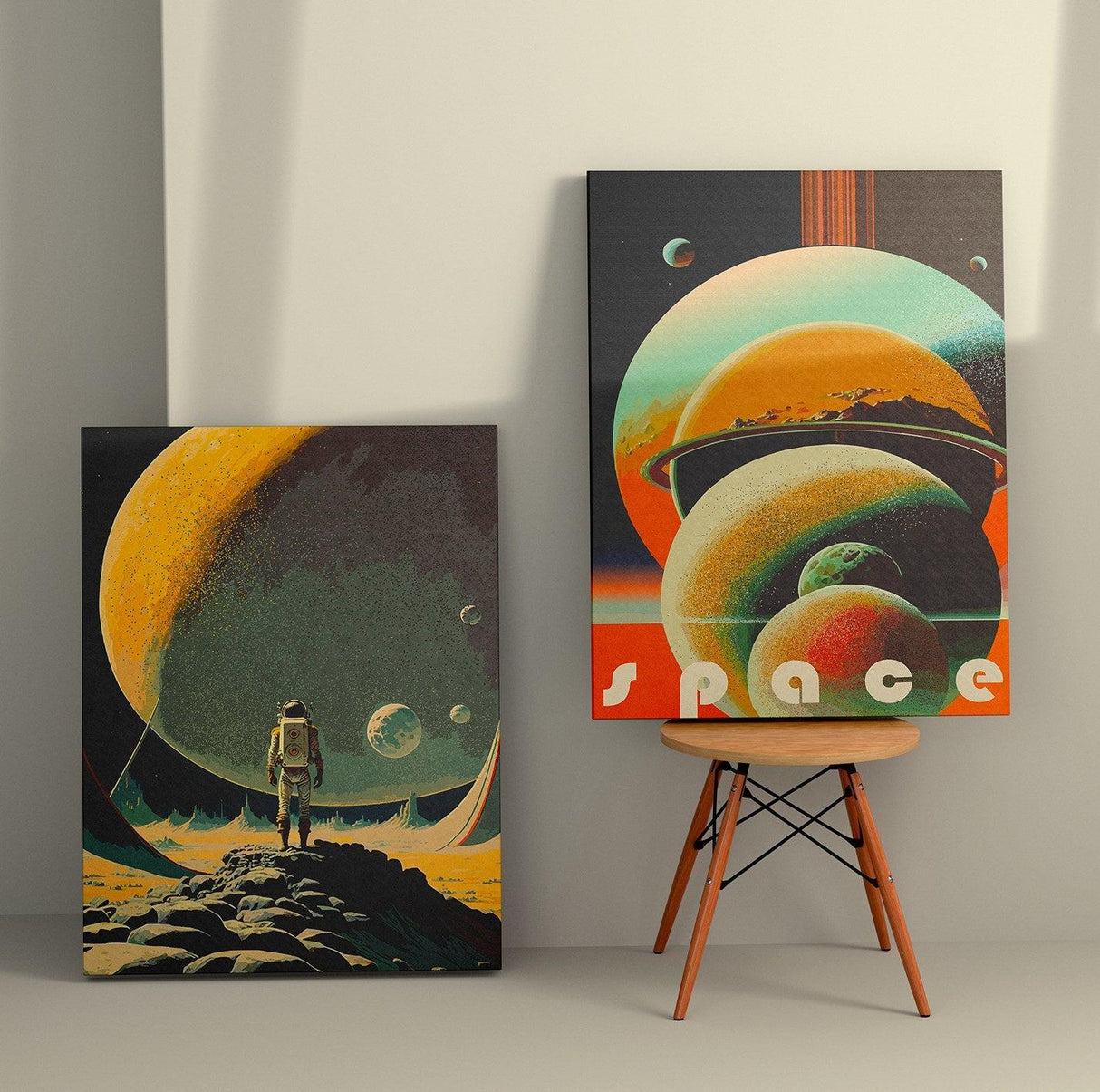 Tablou Canvas (2 bucăți) 2KNV4325, Multicolor, 110x70 cm