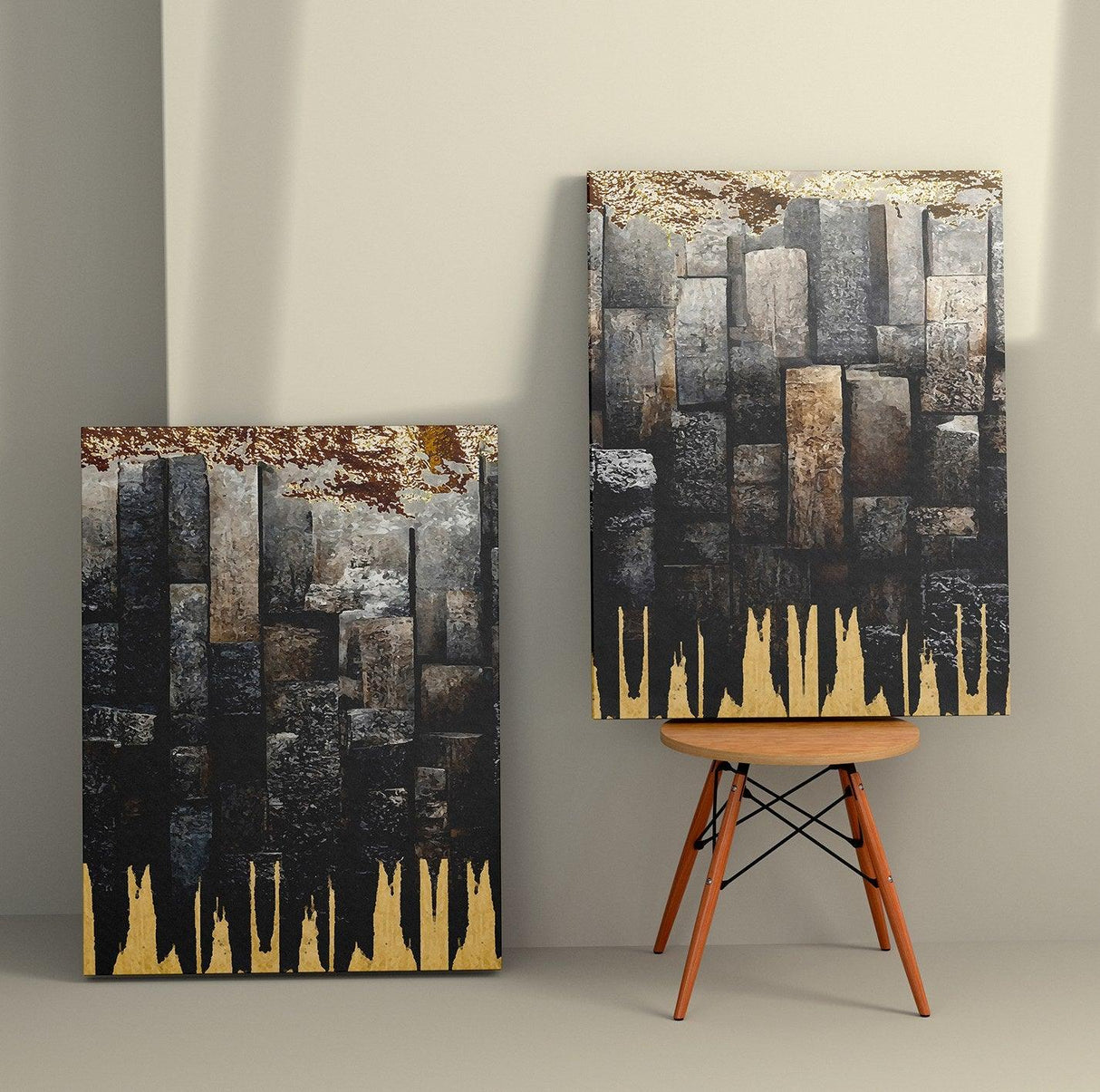 Tablou Canvas (2 bucăți) 2KNV4342, Multicolor, 110x70 cm