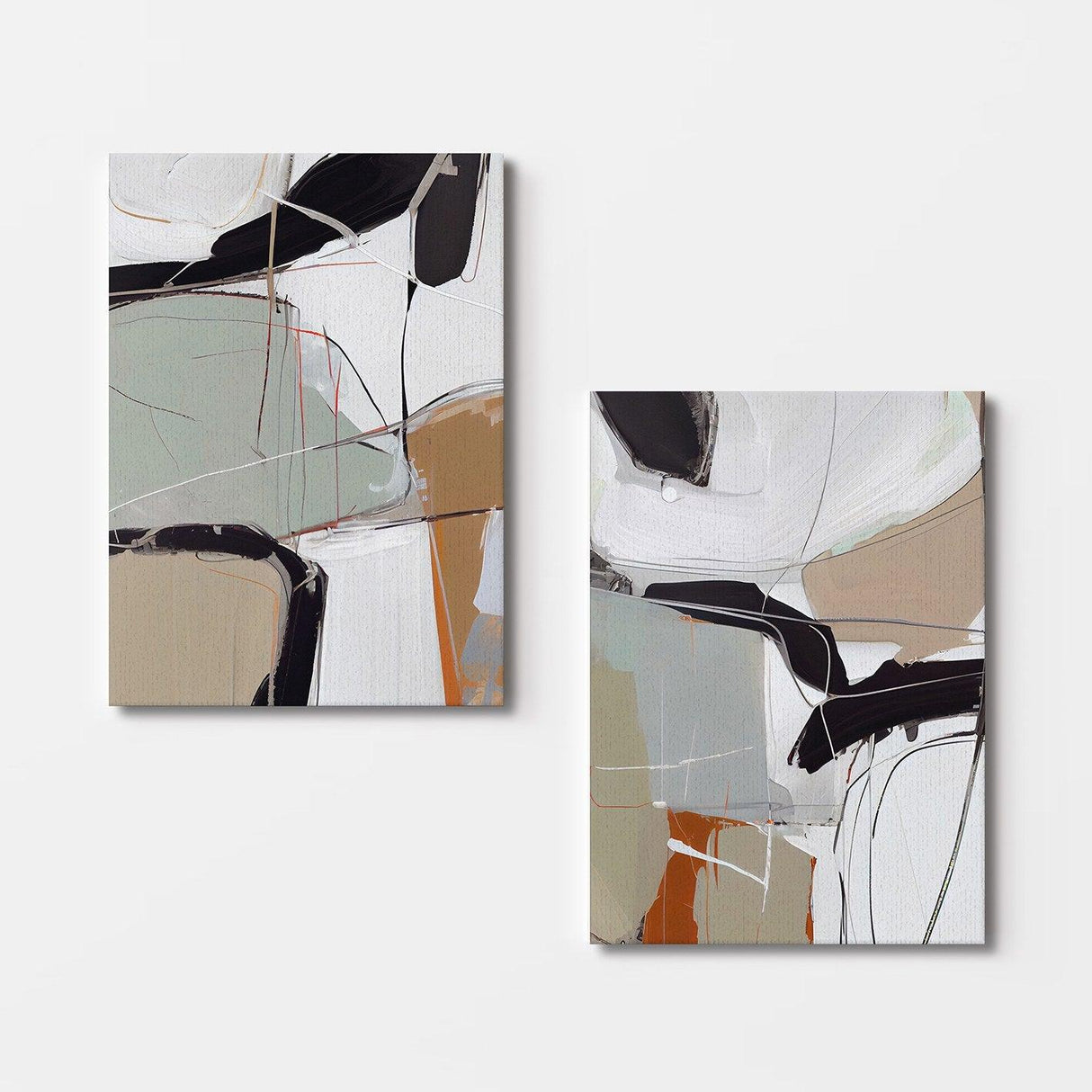 Tablou Canvas (2 bucăți) 2KNV4346, Multicolor, 110x70 cm