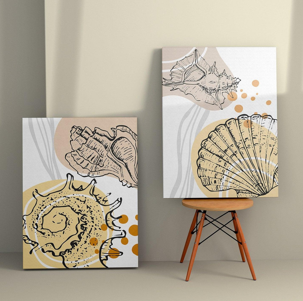 Tablou Canvas (2 bucăți) 2KNV4364, Multicolor, 110x70 cm