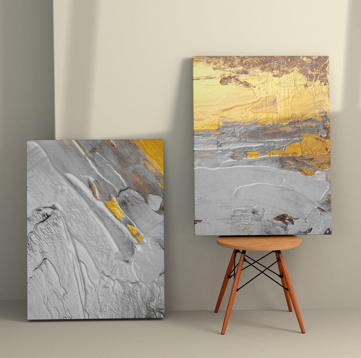 Tablou Canvas (2 bucăți) Rustic 19, Multicolor, 110x70 cm