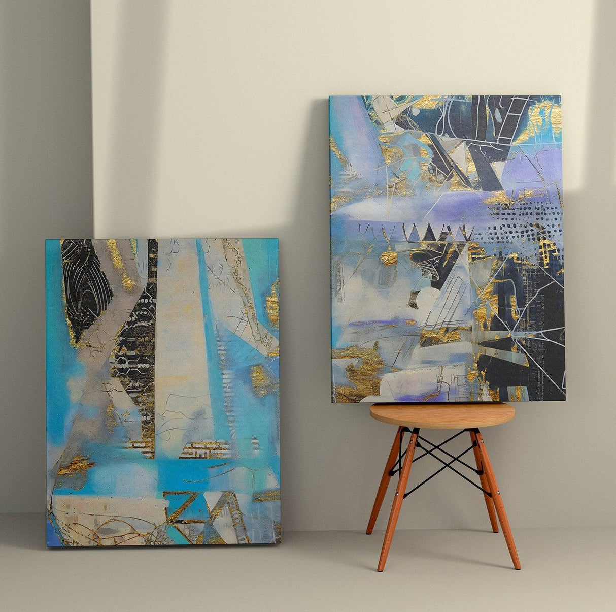 Tablou Canvas (2 bucăți) 2KNV4379, Multicolor, 110x70 cm