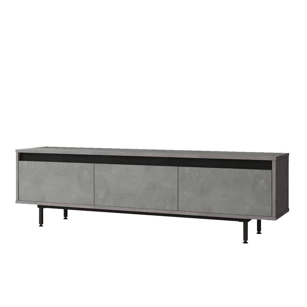 Comoda TV Tvado, 160x46x36 cm - Gri, SKU 921YRD1101