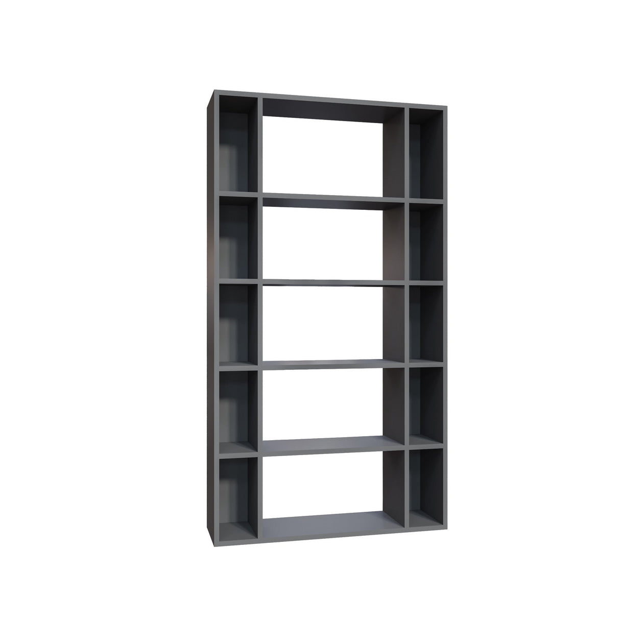 Bibliotecă Sanborn, Diverse culori, 90x25x164 cm - Antracit | SKU: 935CMN1121 | Bibliotecă Sanborn, 90x25x164 cm, varianta Antracit, produs pentru amenajarea locuinței, disponibil online în România la CasaMob