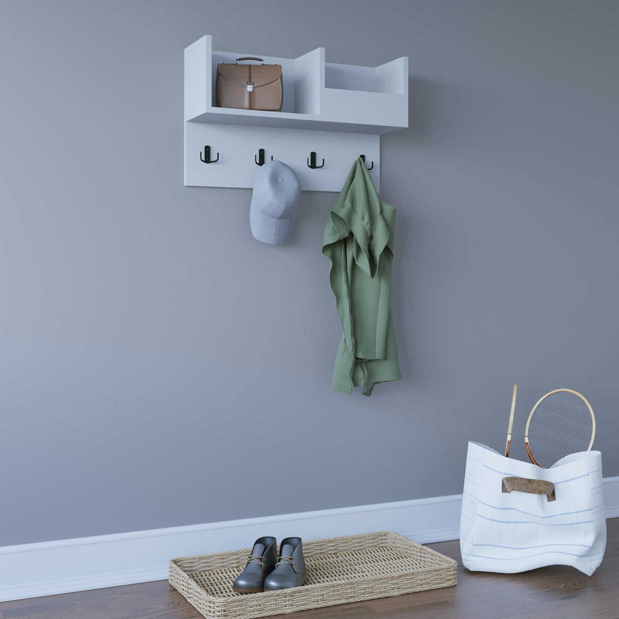 Cuier Sameul, Diverse culori, 72x24x45 cm - Cuier Sameul, Diverse culori, 72x24x45 cm, SKU 935CMN1701, imagine 1