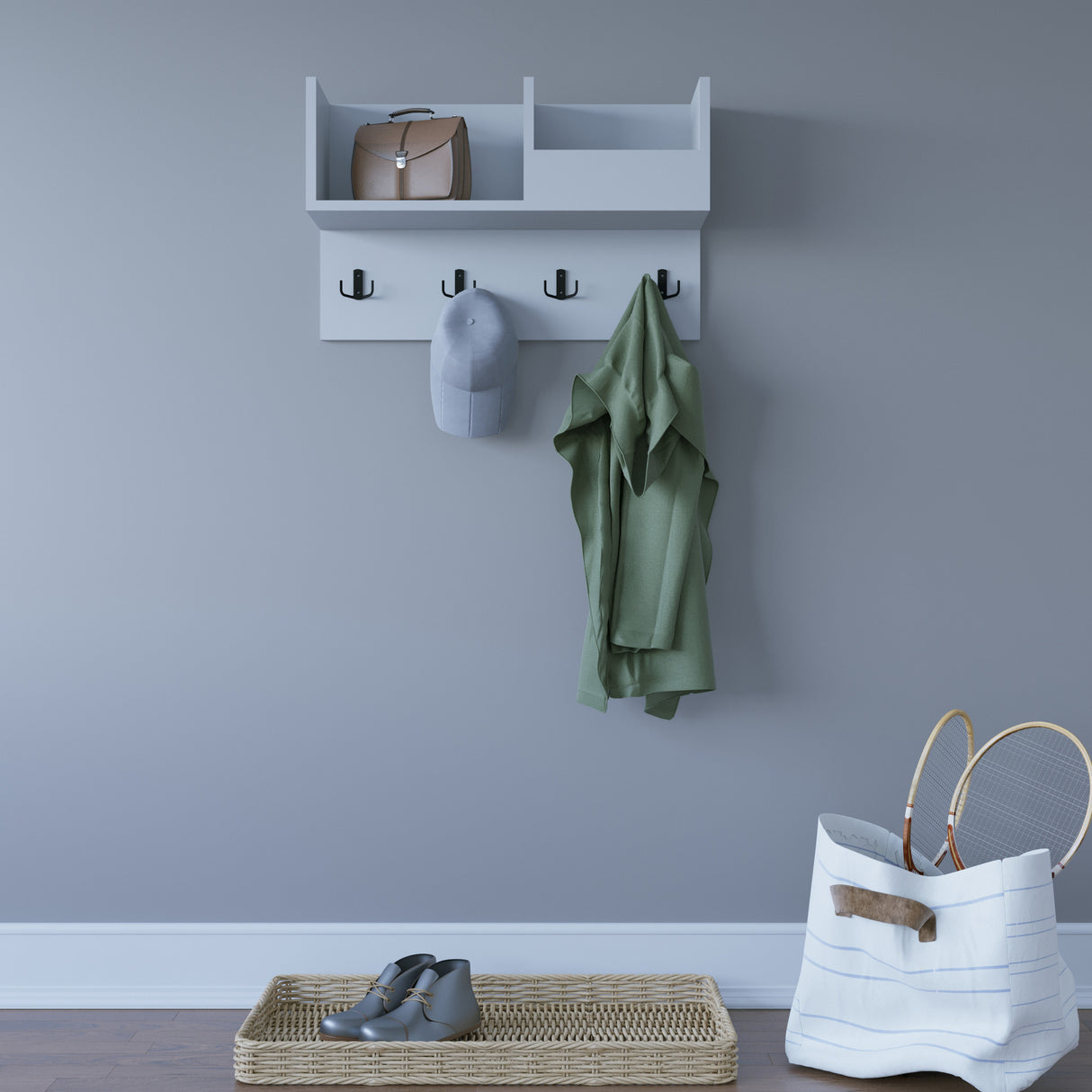 Cuier Sameul, Diverse culori, 72x24x45 cm - Cuier Sameul, Diverse culori, 72x24x45 cm, SKU 935CMN1701, imagine 2
