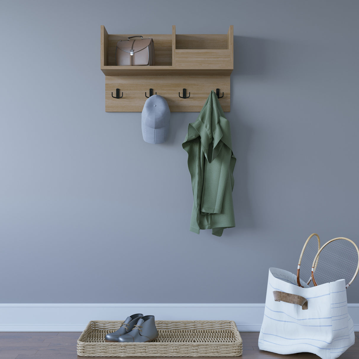 Cuier Sameul, Diverse culori, 72x24x45 cm - Cuier Sameul, Diverse culori, 72x24x45 cm, SKU 935CMN1702, imagine 6