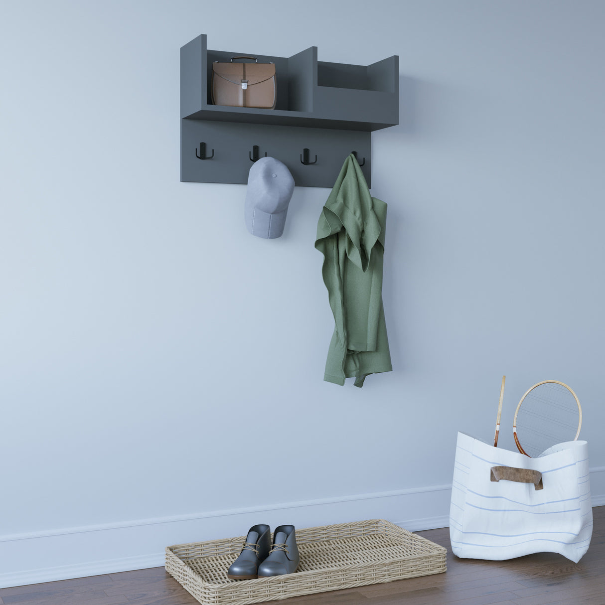 Cuier Sameul, Diverse culori, 72x24x45 cm - Cuier Sameul, Diverse culori, 72x24x45 cm, SKU 935CMN1703, imagine 9