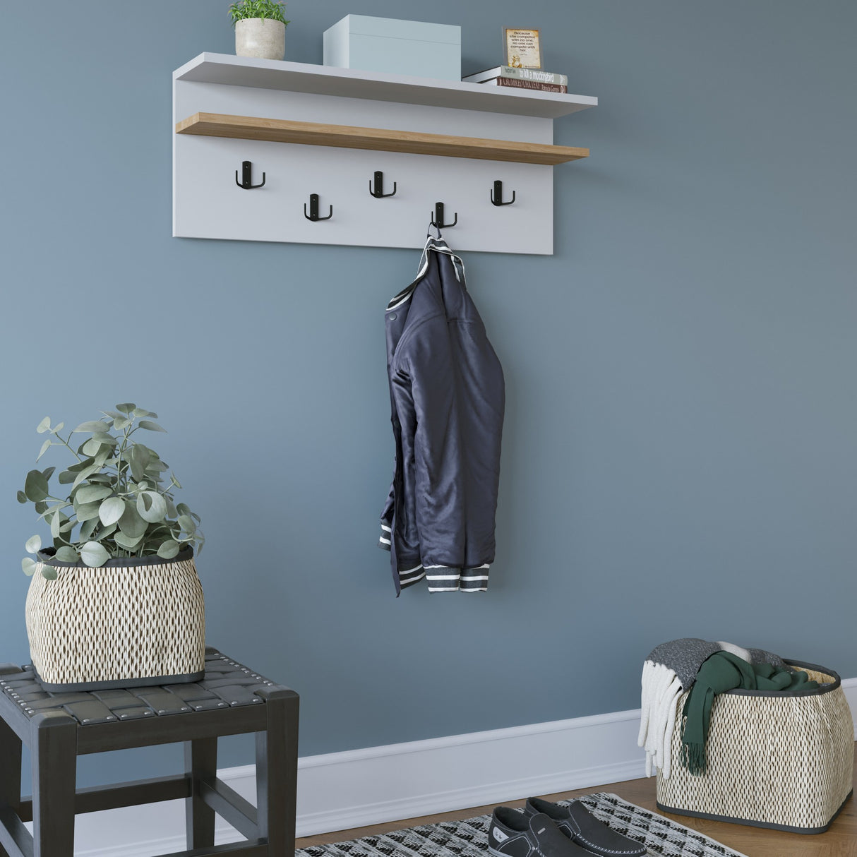 Cuier Rolker, Diverse culori, 90x20x31 cm - Cuier Rolker, Diverse culori, 90x20x31 cm, SKU 935CMN1903, imagine 7