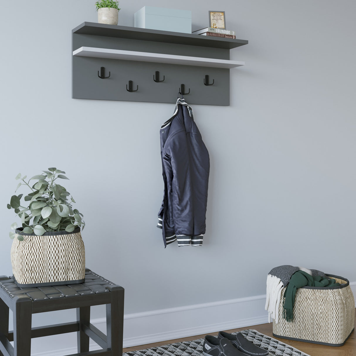 Cuier Rolker, Diverse culori, 90x20x31 cm - Cuier Rolker, Diverse culori, 90x20x31 cm, SKU 935CMN1907, imagine 20