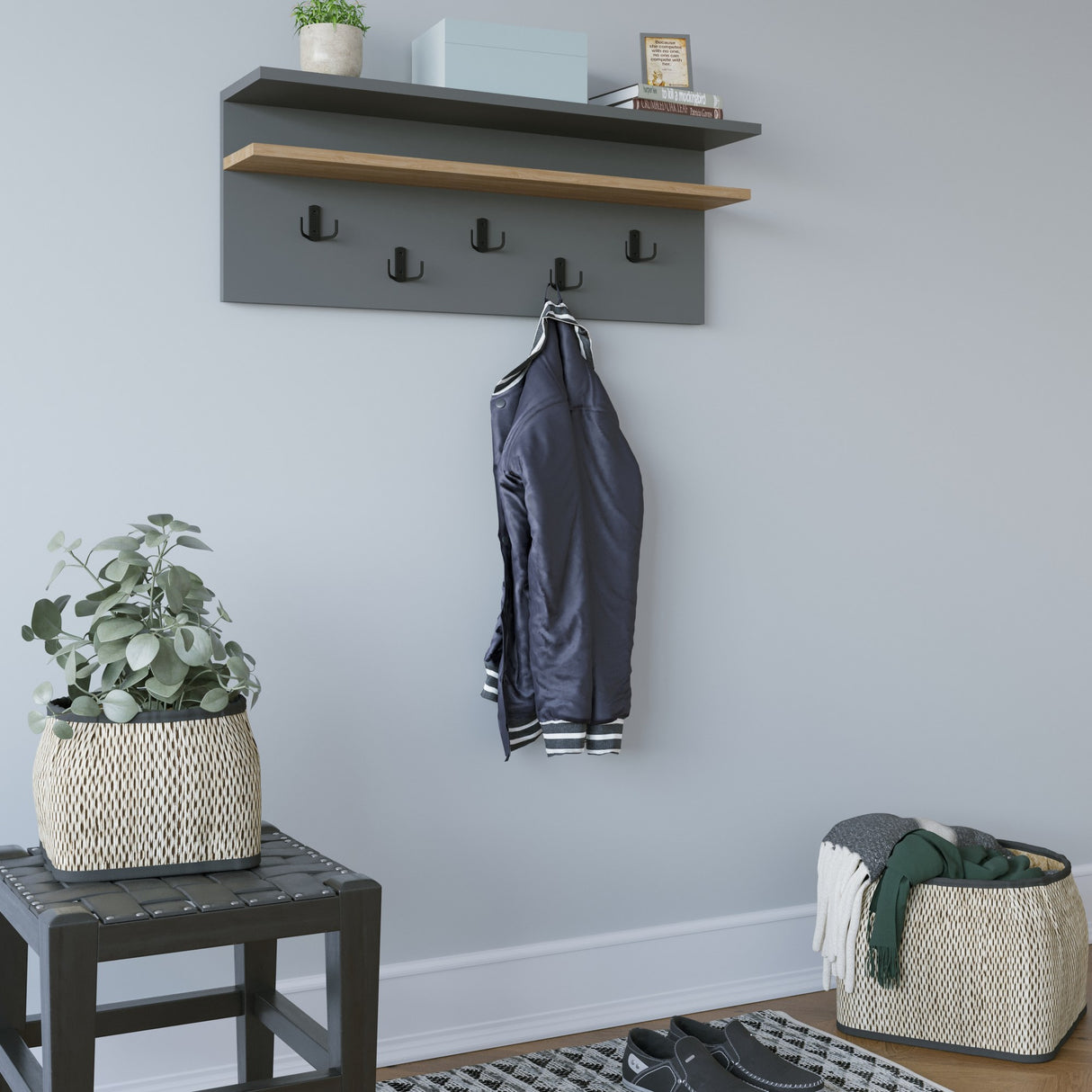 Cuier Rolker, Diverse culori, 90x20x31 cm - Cuier Rolker, Diverse culori, 90x20x31 cm, SKU 935CMN1908, imagine 23