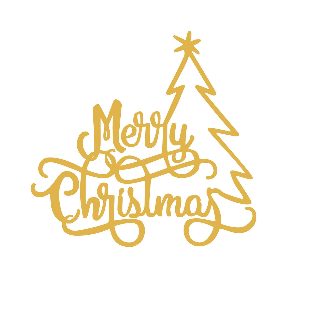 Decorațiune de perete din metal XMASGOLD - 008, Auriu, 62x60x0 cm