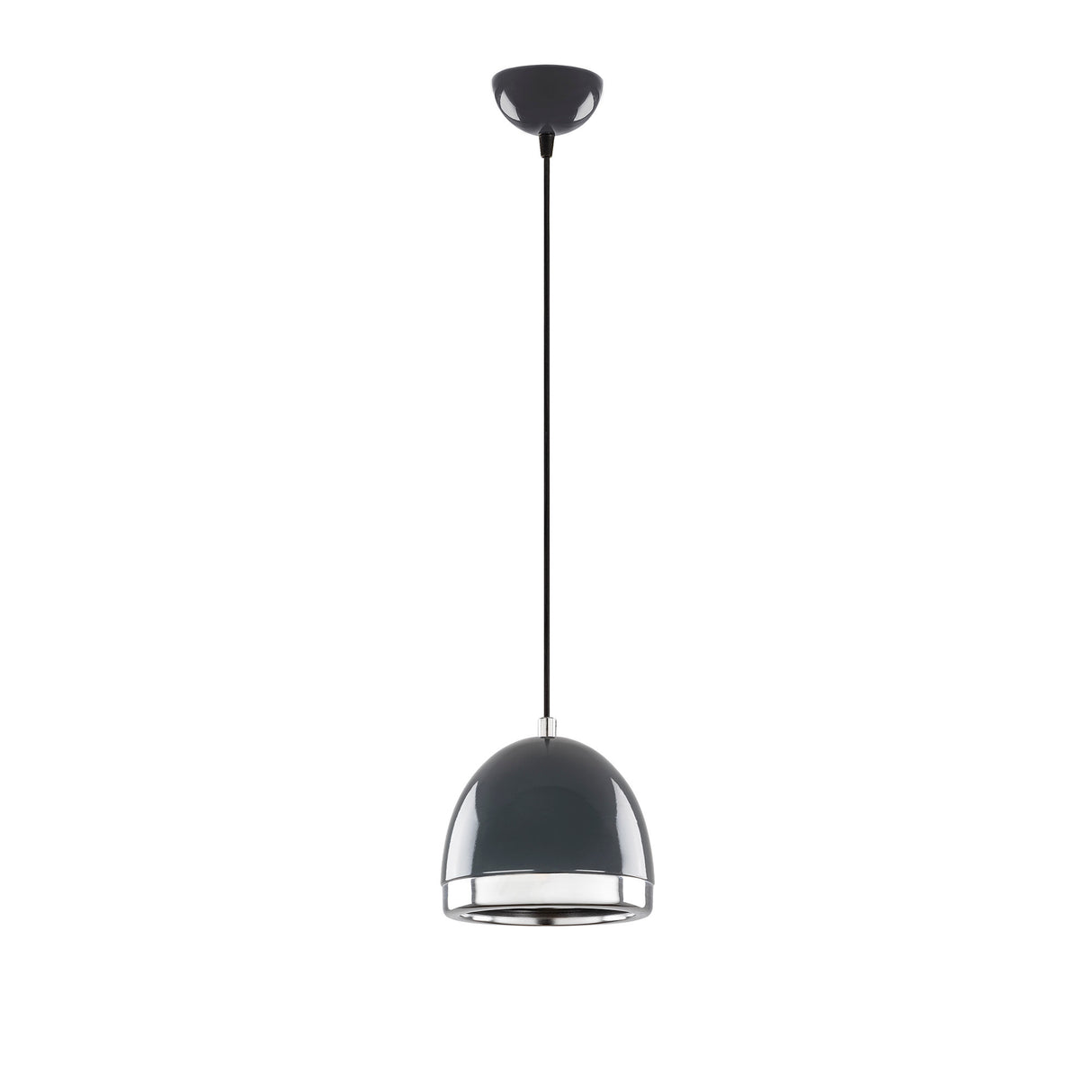 Lustră Mugo - 10655, Antracit - Auriu, Ø17x34 cm