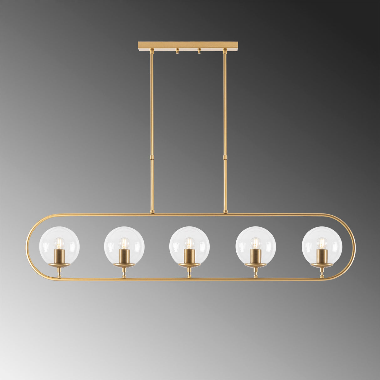 Lustră Jewel - 10625, Auriu, Ø15x49 cm