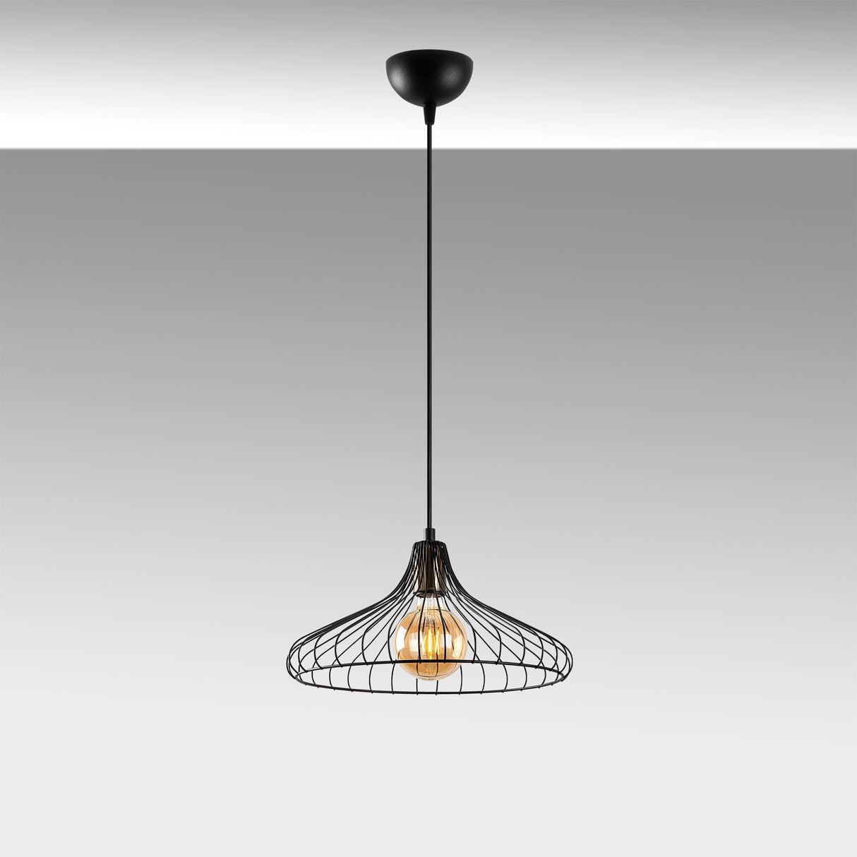 Lustră Depay - 11250, Negru - Antique, Ø36x22 cm