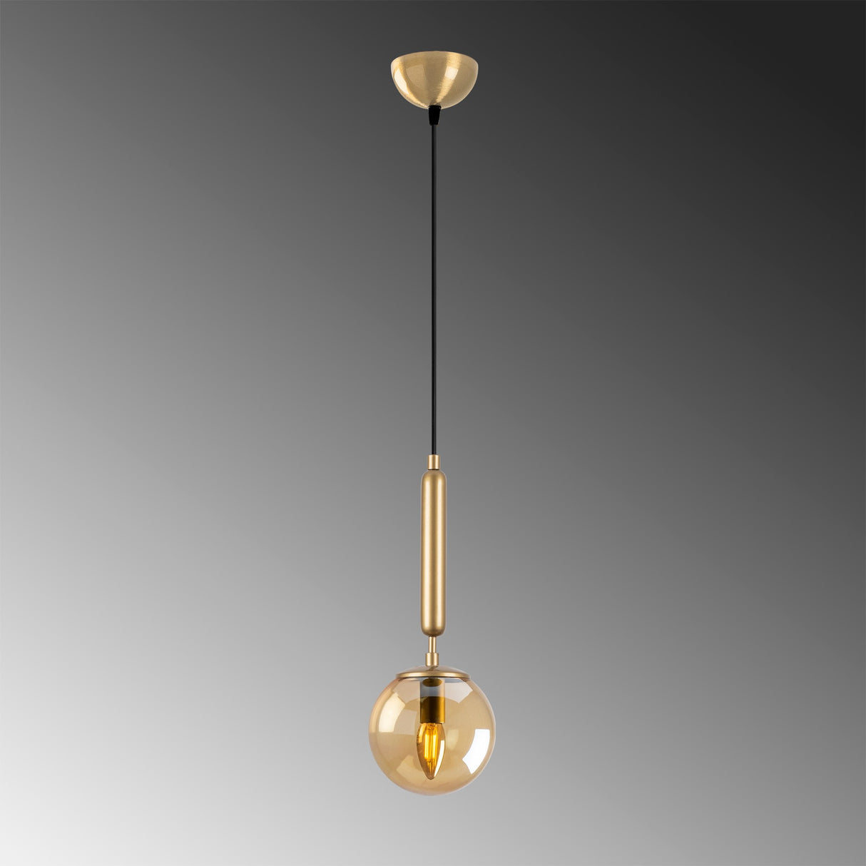 Lustră King - 11453, Auriu, Ø15x139 cm